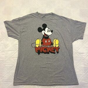 Classic Disney‎ Mickey Mouse gray T shirt 2XL